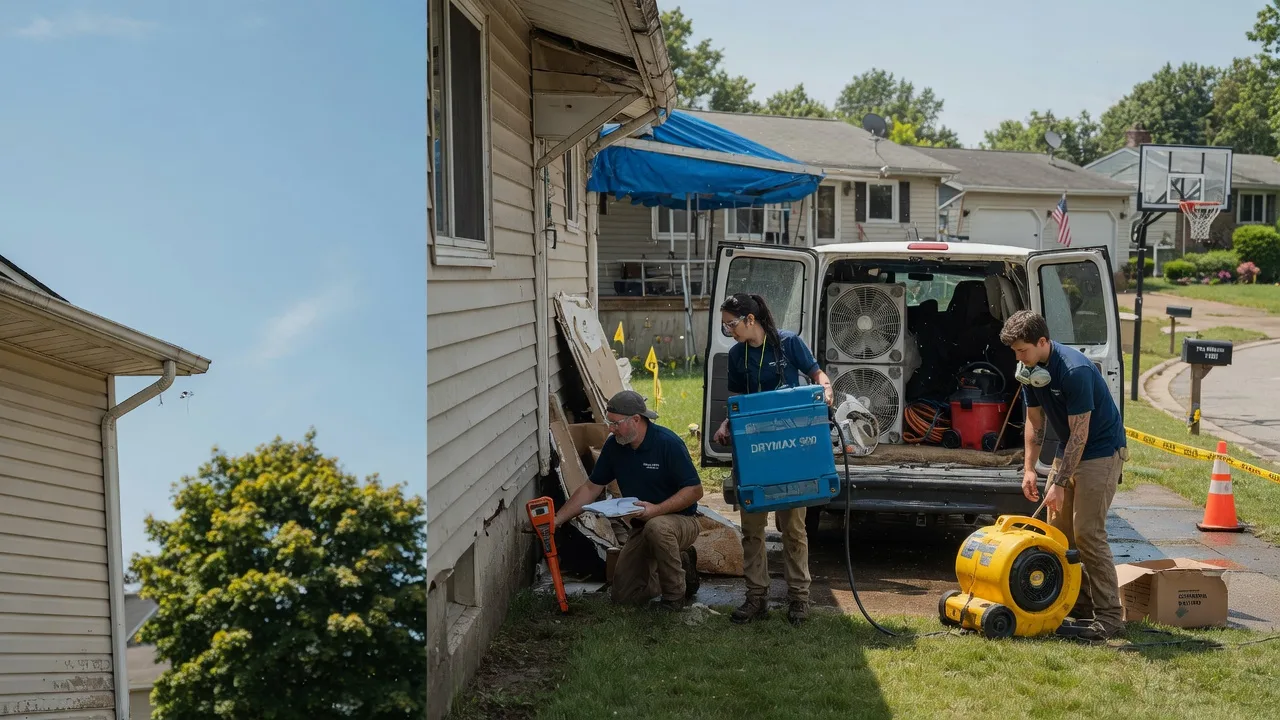 Ceiling Leak Cleanup in Round Lake, MN near me